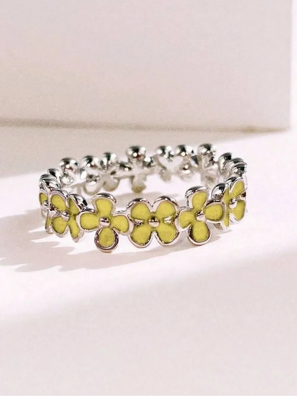 Yellow Flower Ring S1445